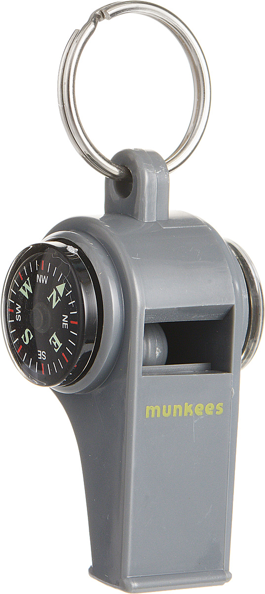 Свисток Munkees с компасом и термометром3339 Свисток Munkees с компасом и термометром3339Свисток Munkees с компасом и термометром - звонко, легко, многофункционально. Всегда под рукой компас для контроля направления движения и термометр для определения изменений температуры. Сам свисток можно использовать как на групповых тренировках, можно в качестве дрессировки собак, а можно и в экстренных случаях, обратить на себя внимание либо отпугнуть недоброжелателей или агрессивных животных. Свисток оснащен кольцом для подвешивания.