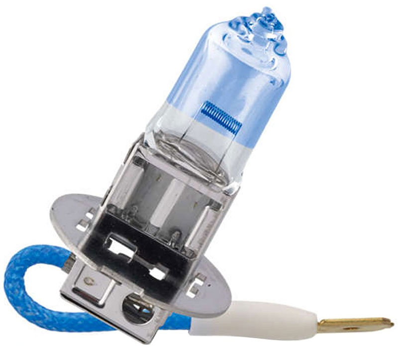 Лампа автомобильная галогенная Philips WhiteVision, для фар, цоколь H3 (PK22s), 12V, 55W12336WHVB1 (бл.) Лампа автомобильная галогенная Philips WhiteVision, для фар, цоколь H3 (PK22s), 12V, 55W12336WHVB1 (бл.)Галогенная лампа для автомобильных фар Philips WhiteVision произведена из запатентованного кварцевого стекла с УФ фильтром Philips Quartz Glass. Кварцевое стекло Philips в отличие от обычного твердого стекла выдерживает гораздо большее давление смеси газов внутри колбы, что препятствует быстрому испарению вольфрама с нити накаливания. Кварцевое стекло выдерживает большой перепад температур, при попадании влаги на работающую лампу изделие не взрывается и продолжает работать. Лампы Philips WhiteVision излучают интенсивный белый свет с ксеноновым эффектом, что создает идеальные условия для вождения в ночное время. Благодаря повышенной яркости и цветовой температуре до 4300К лампы мгновенно рассеивают темноту: яркость чистого белого света увеличена на 40%. Повышенный уровень безопасности: более длинный световой пучок и на 60% больше света. Это обеспечивает лучшую видимость на дороге и позволяет предотвращать потенциально аварийные ситуации. Обладая цветовой температурой...