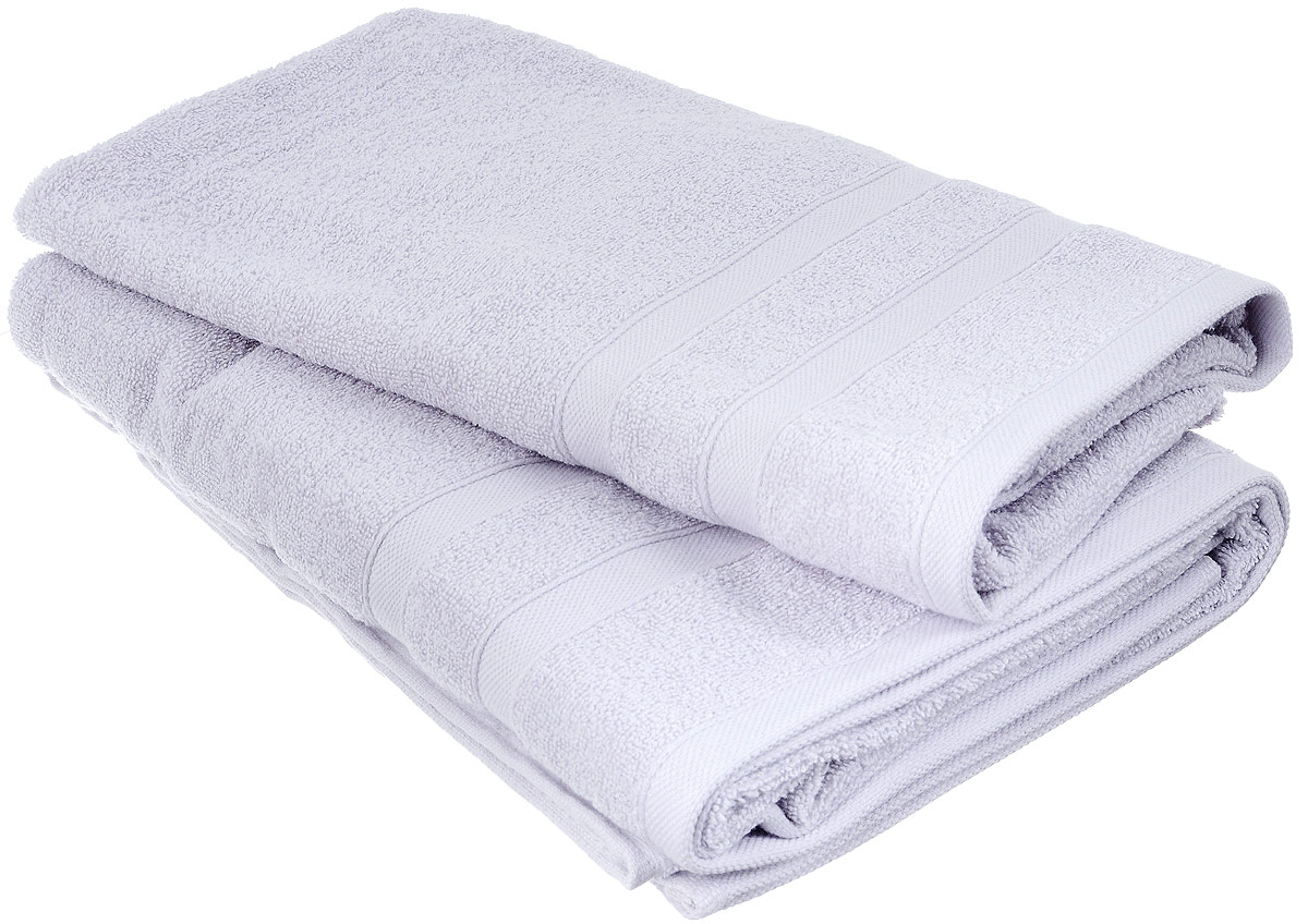 Набор хлопковых полотенец Home Textile, цвет: светло-серый, 2 штLX-OZ07 Набор хлопковых полотенец Home Textile, цвет: светло-серый, 2 штLX-OZ07Набор Home Textile состоит из двух полотенец разного размера, выполненных из качественной натуральной махры (100% хлопок). Полотенца имеют гладкую, приятную на ощупь текстуру, край украшен классическим двойным бордюром. Мягкие и уютные, они прекрасно впитывают влагу и легко стираются. Кроме того, хлопковые полотенца отличаются высокой износоустойчивостью и долгим сроком службы. Такой набор полотенец подарит массу положительных эмоций и приятных ощущений.