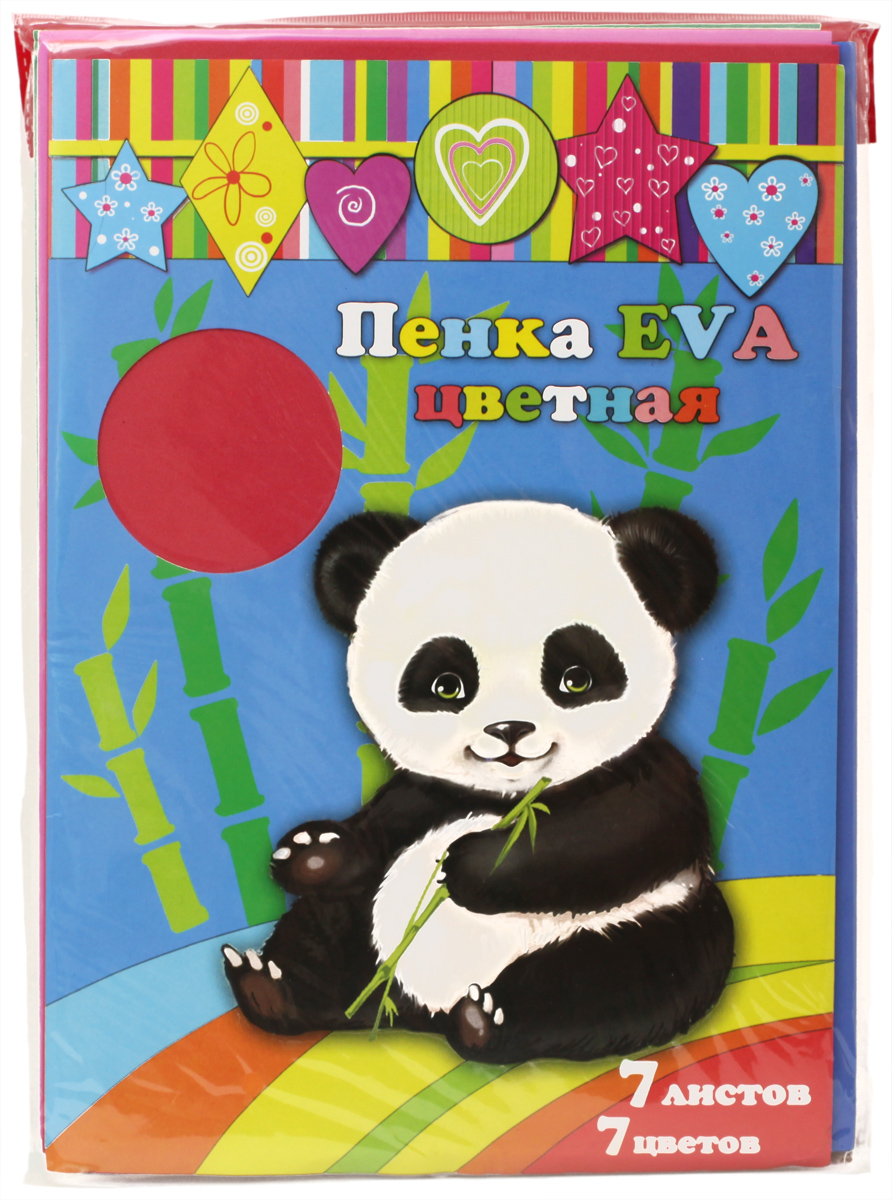 Феникс+ Пенка цветная формат А4 7листов34001 Феникс+ Пенка цветная формат А4 7листов34001Оригинальный материал ЭВА-пены - пластичный, позволяет добиваться непревзойденных результатов в аппликациях и сложных творческих задачах по моделированию. Пенка EVA цветная имеет в наборе 7 листов, 7 цветов. Размер: 210 х 297 мм.
