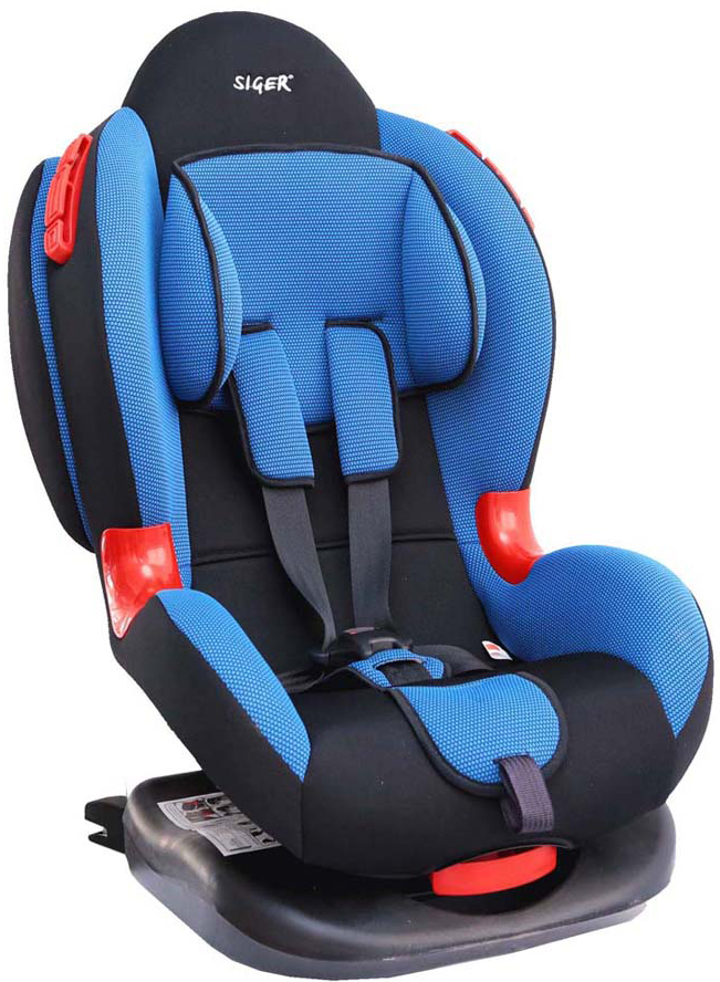 Siger Автокресло Кокон IsoFix цвет синий от 9 до 25 кгKRES0120 Siger Автокресло Кокон IsoFix цвет синий от 9 до 25 кгKRES0120Автокресло SigeКокон IsoFix относится к возрастной группе 1/2, для детей от 1 года до 7 лет, весом от 9 кг до 25 кг. Мягкий подголовник, специальная ортопедическая спинка и накладки внутренних ремней повышают уровень комфорта во время поездки. Специальные пластиковые накладки и направляющие штатного ремня гарантируют правильное прохождение ремня безопасности. Автокресло Siger Кокон Isofix имеет ярко-выраженную боковую и тыльную защиту головы. Чехол изготовлен из качественного износостойкого и гипоаллергенного материала. Шесть положений регулировки наклона автокресла позволяют ребенку удобно спать в дороге. За счет европейской системы крепления Isofix достигается безошибочная установка кресла в два щелчка. Автокресло крепится к силовому каркасу автомобиля, что обеспечивает повышенную безопасность. Детские удерживающие устройства Siger разработаны и выполнены в России с учетом анатомии российских детей. Двухпозиционная регулировка внутренних ремней позволяет...