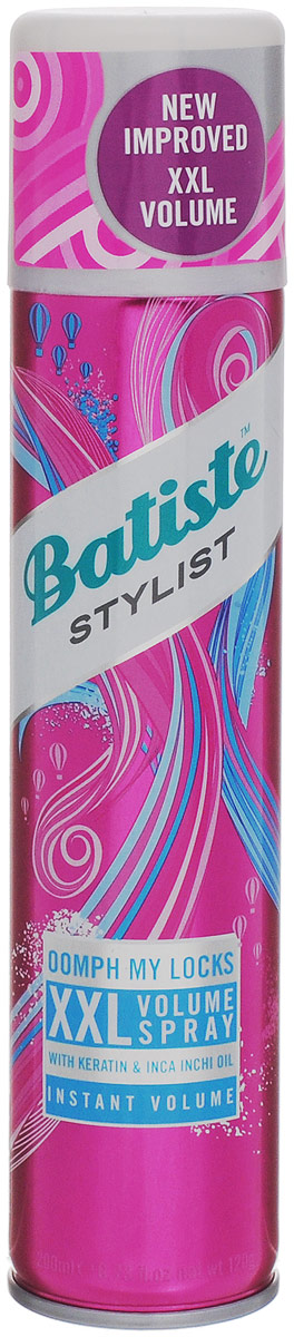 Batiste XXL VOLUME SPRAY Спрей для экстра объема волос 200 млБ33041_шампунь-барбарис и липа, скраб -черная смородина Batiste XXL VOLUME SPRAY Спрей для экстра объема волос 200 млБ33041_шампунь-барбарис и липа, скраб -черная смородинаСухой шампунь Batiste Volume XXL придает упругость и объем, быстро очищает и освежает волосы. Сухой шампунь устраняет жирность корней, придавая скучным и безжизненным волосам необходимый блеск, без использования воды. Быстро освежает и повышает силу волос, придает телу волоса и текстуру и оставляет ощущение чистоты и свежести. Сухой шампунь идеален для использования, когда:- у вас нет времени мыть голову обычным шампунем,- у вас много других дел,- ваша жизнь - сплошной круговорот событий.Сухой шампунь быстро и эффективно абсорбирует грязь и жир, тем самым очищая волосы. Способ применения: Шаг 1. Распылите сухой шампунь на волосы на расстоянии 30 см. Шаг 2. Помассируйте голову несколько минут. Во время массажных движений пальцами сухой шампунь проникает в стержень волоса, абсорбирует грязь и жир, тем самым восстанавливая его.Шаг 3. Причешитесь и ваши волосы снова мягкие и чистые.Товар сертифицирован.