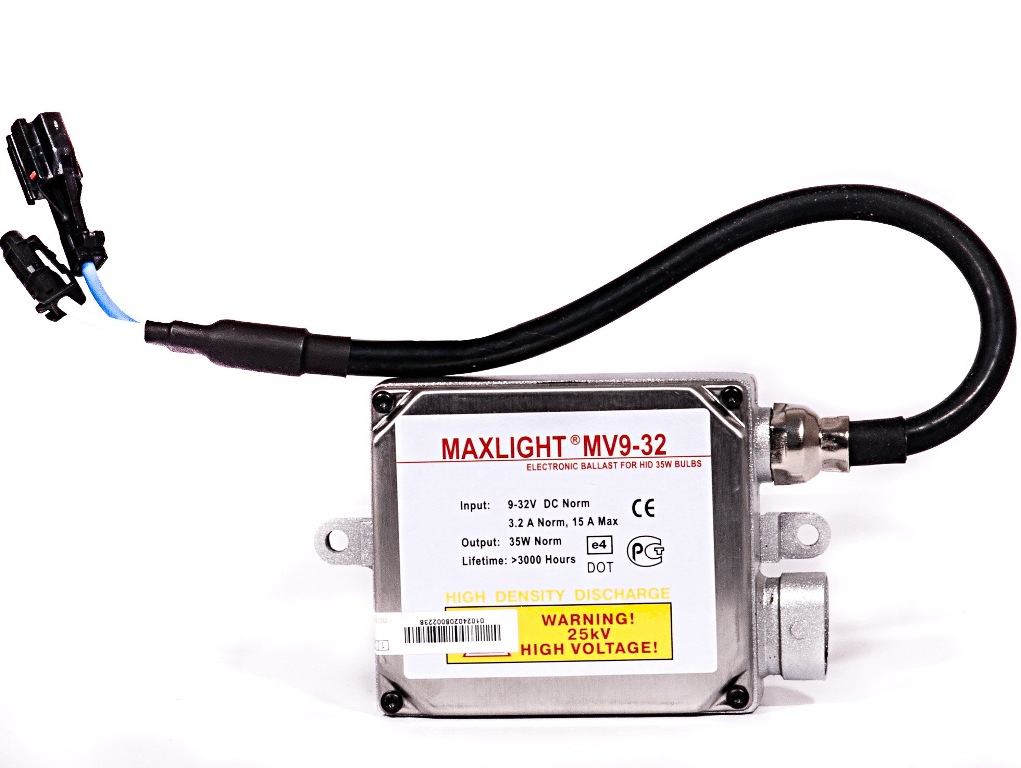 Блок высокого напряжения MaxLight M9-32BML M93 200-000 Блок высокого напряжения MaxLight M9-32BML M93 200-000Блок розжига MAXLIGHT M9-32 используется для запуска ламп ксенонового света на грузовых автомобилях. Оптимальный выбор для эксплуатации в отечественных условиях. Отличается безотказностью в работе и долгим сроком службы (2000 часов).