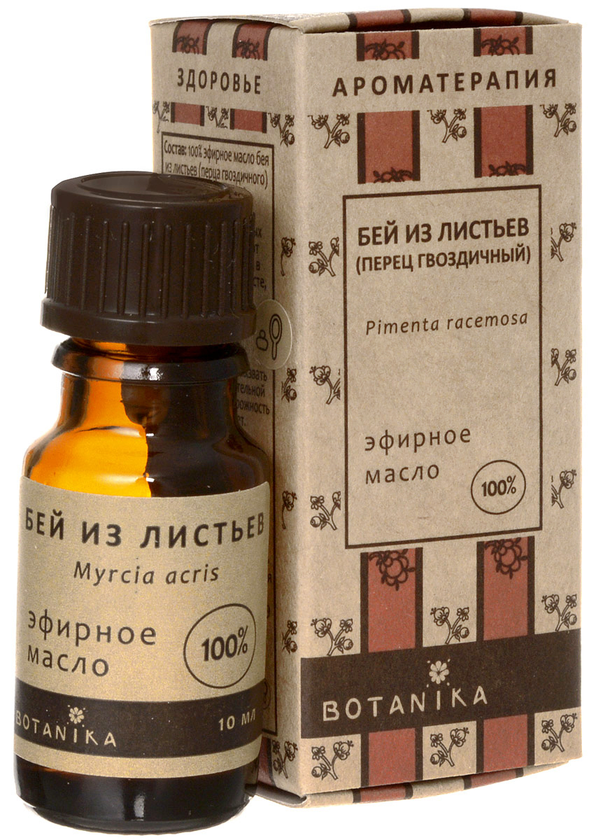 Эфирное масло Botanika Бей из листьев, 10 мл00007545 Эфирное масло Botanika Бей из листьев, 10 мл00007545Эфирное масло Botanika Бей из листьев помогает устранять последствия длительного переутомления, выводит из уныния и депрессии. Имеет согревающие свойства, устраняет дрожь от волнения и переохлаждения. Поднимает настроение. Повышает плотность ауры и иммунитет. Бей - это идеальное средство укрепляющее связочный аппарат. Ароматерапия с применением этого масла имеет спазмолитическое и противовоспалительное действие. Оно усиливает периферийное кровообращение, приводит в норму давление у гипотоников, борется в организме с вегето-сосудистыми нарушениями, приводит к улучшению кровонаполнительной функции органов. Эфирное масло Botanika Бей из листьев является эффективным средством для ухода за сухой, увядающей кожей. Предотвращает преждевременное старение кожи и образование возрастных пигментных пятен. Способствует быстрому заживлению, при появлении угревой сыпи, ран и ссадин, трещин на коже. Также широко используется для восстановления хрупких истонченных волос: укрепляет волосяную...