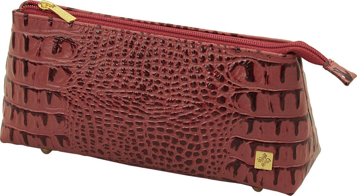 Косметичка Dimanche Loriсata Rouge, цвет: бордовый. 549/8549/8_красный Косметичка Dimanche Loriсata Rouge, цвет: бордовый. 549/8549/8_красныйКосметичка Dimanche выполнена из натуральной кожи с тиснением под рептилию и оформлена металлической пластинкой с логотипом бренда. Косметичка оснащено металлическими ножками, которые предотвратят повреждение дна. Изделие закрывается с помощью застежки-молнии. Внутри расположено одно вместительное отделение.