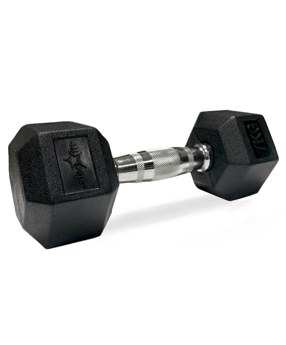 Гантель Star Fit DB-301, обрезиненная, 7 кгPW-221 Гантель Star Fit DB-301, обрезиненная, 7 кгPW-221Гантель Star Fit DB-301 - это незаменимый снаряд для тренировки. Она имеет обрезиненное покрытие и удобную конструкцию, поэтому она не катается по полу и не царапает его. Гантель Star Fit DB-301 очень прочная и брутальная. Благодаря небольшому размеру гантель удобно хранить, она не займет много места в квартире. Используется в фитнесе, бодибилдинге, функциональном тренинге, лечебной физкультуре, беге и других спортивных дисциплинах.Вес: 7 кг.
