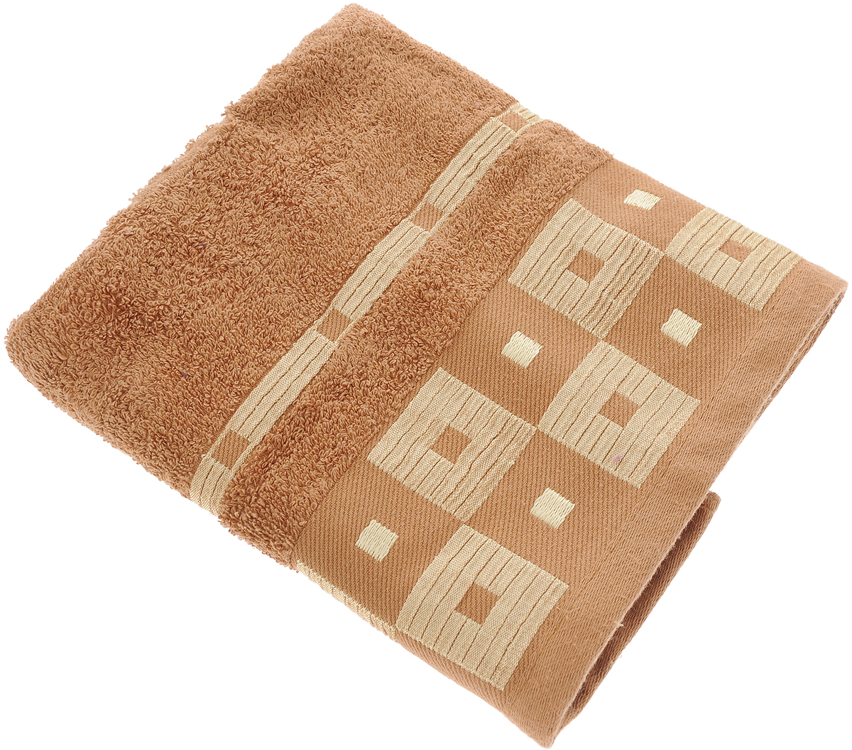 Полотенце Aisha Home Textile, цвет: коричневый, 50 х 90 смУзТ-ПМ-112-09-20к Полотенце Aisha Home Textile, цвет: коричневый, 50 х 90 смУзТ-ПМ-112-09-20кМахровые полотенца AISHA Home Textile идеальное сочетание цены и качества. Полотенца упакованы в стильную подарочную коробку. В состав входит только натуральное волокно - хлопок. Лаконичные бордюры подойдут для любого интерьера ванной комнаты. Полотенца прекрасно впитывает влагу и быстро сохнут. При соблюдении рекомендаций по уходу не линяют и не теряют форму даже после многократных стирок. Состав: 100% хлопок.