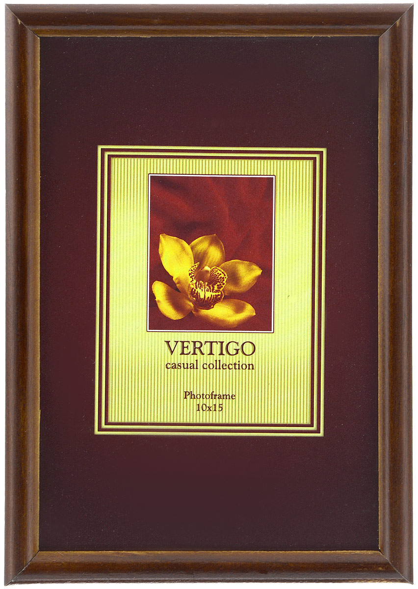 Фоторамка Vertigo Veneto, цвет: коричневый, 10 х 15 см12179 WF-019/179_коричневый Фоторамка Vertigo Veneto, цвет: коричневый, 10 х 15 см12179 WF-019/179_коричневыйФоторамка Vertigo Veneto выполнена из дерева и стекла, защищающего фотографию. Оборотная сторона рамки оснащена специальной ножкой, благодаря которой ее можно поставить на стол или любое другое место в доме или офисе. Также изделие оснащено специальными отверстиями для подвешивания на стену. Такая фоторамка поможет вам оригинально и стильно дополнить интерьер помещения, а также позволит сохранить память о дорогих вам людях и интересных событиях вашей жизни. Размер рамки: 10 х 15 см.