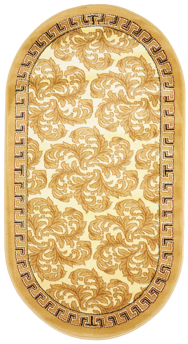 Ковер Kamalak Tekstil, овальный, 80 x 150 см. УК-0287УК-0287 Ковер Kamalak Tekstil, овальный, 80 x 150 см. УК-0287УК-0287Ковер Kamalak Tekstil изготовлен из прочного синтетического материала heat-set, улучшенного варианта полипропилена (эта нить получается в результате его дополнительной обработки). Полипропилен износостоек, нетоксичен, не впитывает влагу, не провоцирует аллергию. Структура волокна в полипропиленовых коврах гладкая, поэтому грязь не будет въедаться и скапливаться на ворсе. Практичный и износоустойчивый ворс не истирается и не накапливает статическое электричество. Ковер обладает хорошими показателями теплостойкости и шумоизоляции. Оригинальный рисунок позволит гармонично оформить интерьер комнаты, гостиной или прихожей. За счет невысокого ворса ковер легко чистить. При надлежащем уходе синтетический ковер прослужит долго, не утратив ни яркости узора, ни блеска ворса, ни упругости. Самый простой способ избавить изделие от грязи - пропылесосить его с обеих сторон (лицевой и изнаночной). Влажная уборка с применением шампуней и...