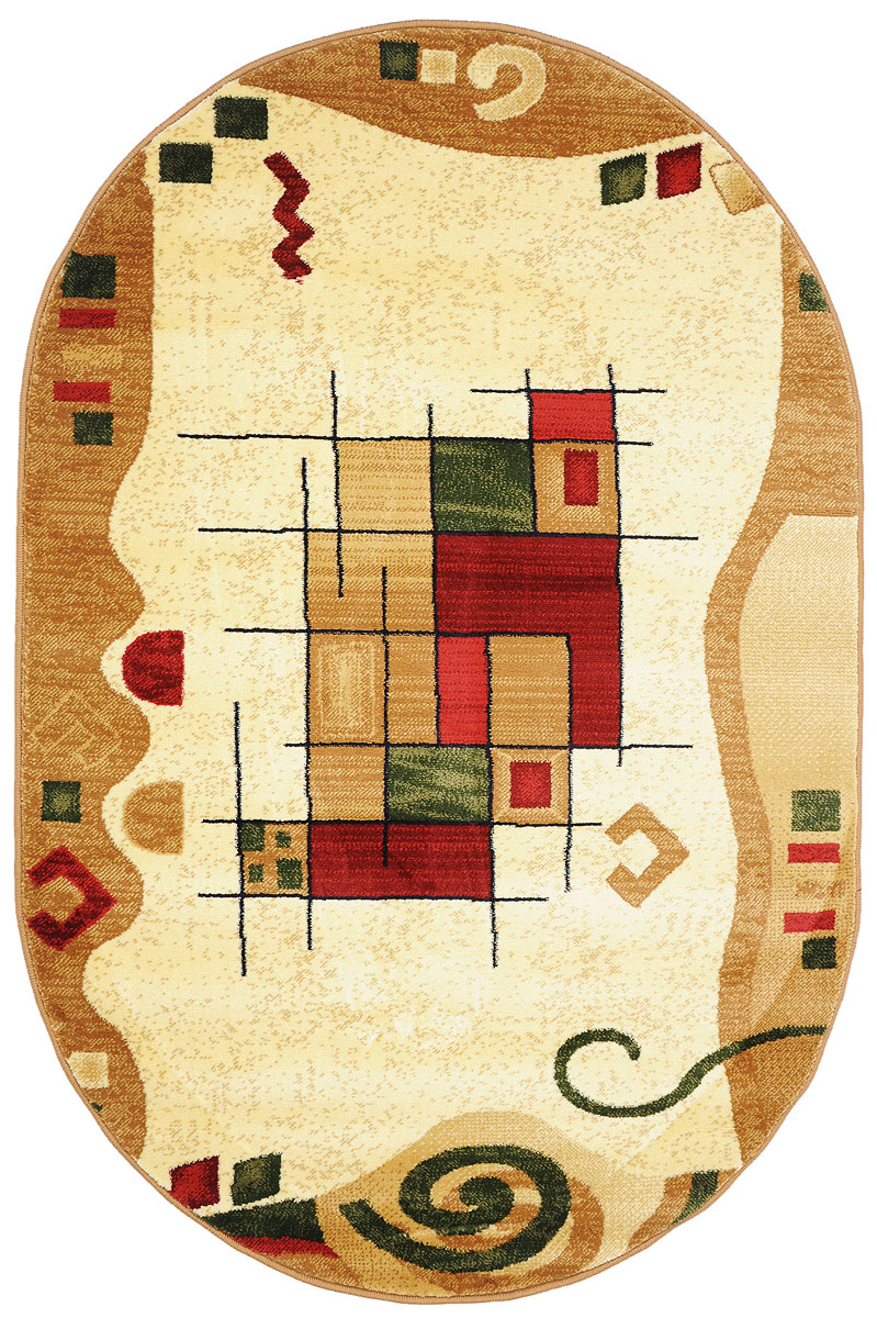 Ковер Kamalak Tekstil, овальный, 100 x 150 см. УК-0345УК-0345 Ковер Kamalak Tekstil, овальный, 100 x 150 см. УК-0345УК-0345Ковер Kamalak Tekstil изготовлен из прочного синтетического материала heat-set, улучшенного варианта полипропилена (эта нить получается в результате его дополнительной обработки). Полипропилен износостоек, нетоксичен, не впитывает влагу, не провоцирует аллергию. Структура волокна в полипропиленовых коврах гладкая, поэтому грязь не будет въедаться и скапливаться на ворсе. Практичный и износоустойчивый ворс не истирается и не накапливает статическое электричество. Ковер обладает хорошими показателями теплостойкости и шумоизоляции. Оригинальный рисунок позволит гармонично оформить интерьер комнаты, гостиной или прихожей. За счет невысокого ворса ковер легко чистить. При надлежащем уходе синтетический ковер прослужит долго, не утратив ни яркости узора, ни блеска ворса, ни упругости. Самый простой способ избавить изделие от грязи - пропылесосить его с обеих сторон (лицевой и изнаночной). Влажная уборка с применением шампуней и...