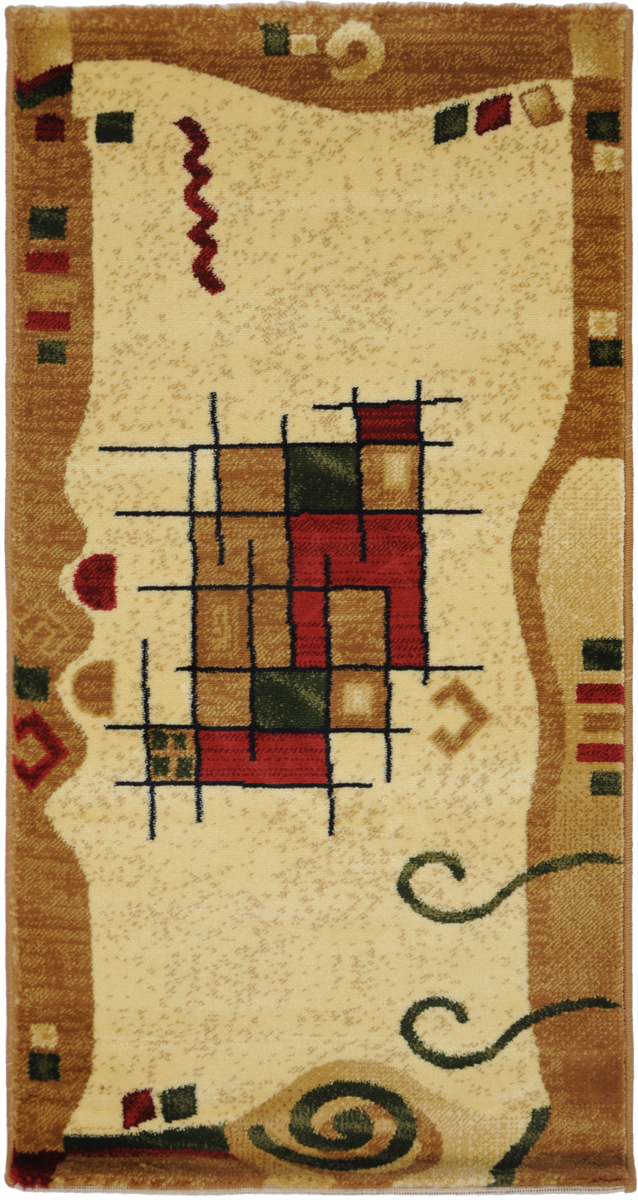 Ковер Kamalak Tekstil, прямоугольный, 60 x 110 см. УК-0348УК-0348 Ковер Kamalak Tekstil, прямоугольный, 60 x 110 см. УК-0348УК-0348Ковер Kamalak Tekstil изготовлен из прочного синтетического материала heat-set, улучшенного варианта полипропилена (эта нить получается в результате его дополнительной обработки). Полипропилен износостоек, нетоксичен, не впитывает влагу, не провоцирует аллергию. Структура волокна в полипропиленовых коврах гладкая, поэтому грязь не будет въедаться и скапливаться на ворсе. Практичный и износоустойчивый ворс не истирается и не накапливает статическое электричество. Ковер обладает хорошими показателями теплостойкости и шумоизоляции. Оригинальный рисунок позволит гармонично оформить интерьер комнаты, гостиной или прихожей. За счет невысокого ворса ковер легко чистить. При надлежащем уходе синтетический ковер прослужит долго, не утратив ни яркости узора, ни блеска ворса, ни упругости. Самый простой способ избавить изделие от грязи - пропылесосить его с обеих сторон (лицевой и изнаночной). Влажная уборка с применением шампуней и моющих средств не противопоказана. ...