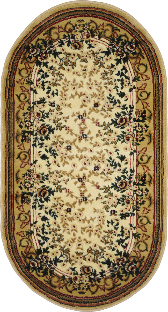 Ковер Kamalak Tekstil, овальный, 80 x 150 см. УК-0122УК-0122 Ковер Kamalak Tekstil, овальный, 80 x 150 см. УК-0122УК-0122Ковер Kamalak Tekstil изготовлен из прочного синтетического материала heat-set, улучшенного варианта полипропилена (эта нить получается в результате его дополнительной обработки). Полипропилен износостоек, нетоксичен, не впитывает влагу, не провоцирует аллергию. Структура волокна в полипропиленовых коврах гладкая, поэтому грязь не будет въедаться и скапливаться на ворсе. Практичный и износоустойчивый ворс не истирается и не накапливает статическое электричество. Ковер обладает хорошими показателями теплостойкости и шумоизоляции. Оригинальный рисунок позволит гармонично оформить интерьер комнаты, гостиной или прихожей. За счет невысокого ворса ковер легко чистить. При надлежащем уходе синтетический ковер прослужит долго, не утратив ни яркости узора, ни блеска ворса, ни упругости. Самый простой способ избавить изделие от грязи - пропылесосить его с обеих сторон (лицевой и изнаночной). Влажная уборка с применением шампуней и...