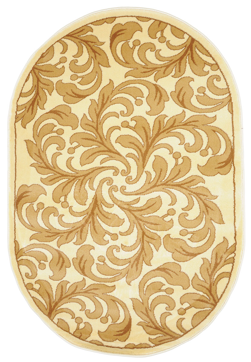 Ковер Kamalak Tekstil, овальный, 100 x 150 см. УК-0315УК-0315 Ковер Kamalak Tekstil, овальный, 100 x 150 см. УК-0315УК-0315Ковер Kamalak Tekstil изготовлен из прочного синтетического материала heat-set, улучшенного варианта полипропилена (эта нить получается в результате его дополнительной обработки). Полипропилен износостоек, нетоксичен, не впитывает влагу, не провоцирует аллергию. Структура волокна в полипропиленовых коврах гладкая, поэтому грязь не будет въедаться и скапливаться на ворсе. Практичный и износоустойчивый ворс не истирается и не накапливает статическое электричество. Ковер обладает хорошими показателями теплостойкости и шумоизоляции. Оригинальный рисунок позволит гармонично оформить интерьер комнаты, гостиной или прихожей. За счет невысокого ворса ковер легко чистить. При надлежащем уходе синтетический ковер прослужит долго, не утратив ни яркости узора, ни блеска ворса, ни упругости. Самый простой способ избавить изделие от грязи - пропылесосить его с обеих сторон (лицевой и изнаночной). Влажная уборка с применением шампуней и моющих средств не противопоказана. ...