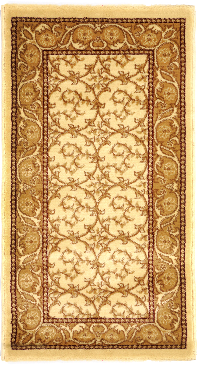 Ковер Kamalak Tekstil, прямоугольный, 60 x 110 см. УК-0217УК-0217 Ковер Kamalak Tekstil, прямоугольный, 60 x 110 см. УК-0217УК-0217Ковер Kamalak Tekstil изготовлен из прочного синтетического материала heat-set, улучшенного варианта полипропилена (эта нить получается в результате его дополнительной обработки). Полипропилен износостоек, нетоксичен, не впитывает влагу, не провоцирует аллергию. Структура волокна в полипропиленовых коврах гладкая, поэтому грязь не будет въедаться и скапливаться на ворсе. Практичный и износоустойчивый ворс не истирается и не накапливает статическое электричество. Ковер обладает хорошими показателями теплостойкости и шумоизоляции. Оригинальный рисунок позволит гармонично оформить интерьер комнаты, гостиной или прихожей. За счет невысокого ворса ковер легко чистить. При надлежащем уходе синтетический ковер прослужит долго, не утратив ни яркости узора, ни блеска ворса, ни упругости. Самый простой способ избавить изделие от грязи - пропылесосить его с обеих сторон (лицевой и изнаночной). Влажная уборка с применением шампуней и моющих средств не противопоказана. ...