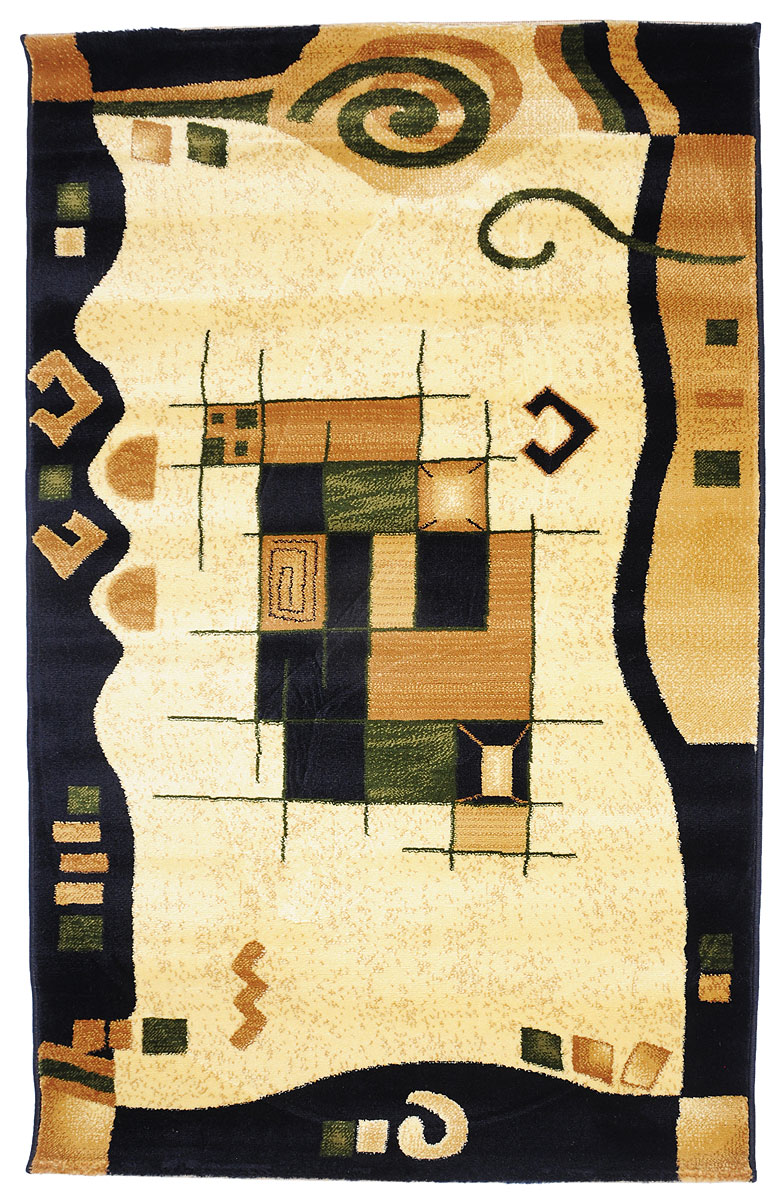 Ковер Kamalak Tekstil, прямоугольный, 100 x 150 см. УК-0332УК-0332 Ковер Kamalak Tekstil, прямоугольный, 100 x 150 см. УК-0332УК-0332Ковер Kamalak Tekstil изготовлен из прочного синтетического материала heat-set, улучшенного варианта полипропилена (эта нить получается в результате его дополнительной обработки). Полипропилен износостоек, нетоксичен, не впитывает влагу, не провоцирует аллергию. Структура волокна в полипропиленовых коврах гладкая, поэтому грязь не будет въедаться и скапливаться на ворсе. Практичный и износоустойчивый ворс не истирается и не накапливает статическое электричество. Ковер обладает хорошими показателями теплостойкости и шумоизоляции. Оригинальный рисунок позволит гармонично оформить интерьер комнаты, гостиной или прихожей. За счет невысокого ворса ковер легко чистить. При надлежащем уходе синтетический ковер прослужит долго, не утратив ни яркости узора, ни блеска ворса, ни упругости. Самый простой способ избавить изделие от грязи - пропылесосить его с обеих сторон (лицевой и изнаночной). Влажная уборка с применением шампуней и моющих средств не противопоказана. ...