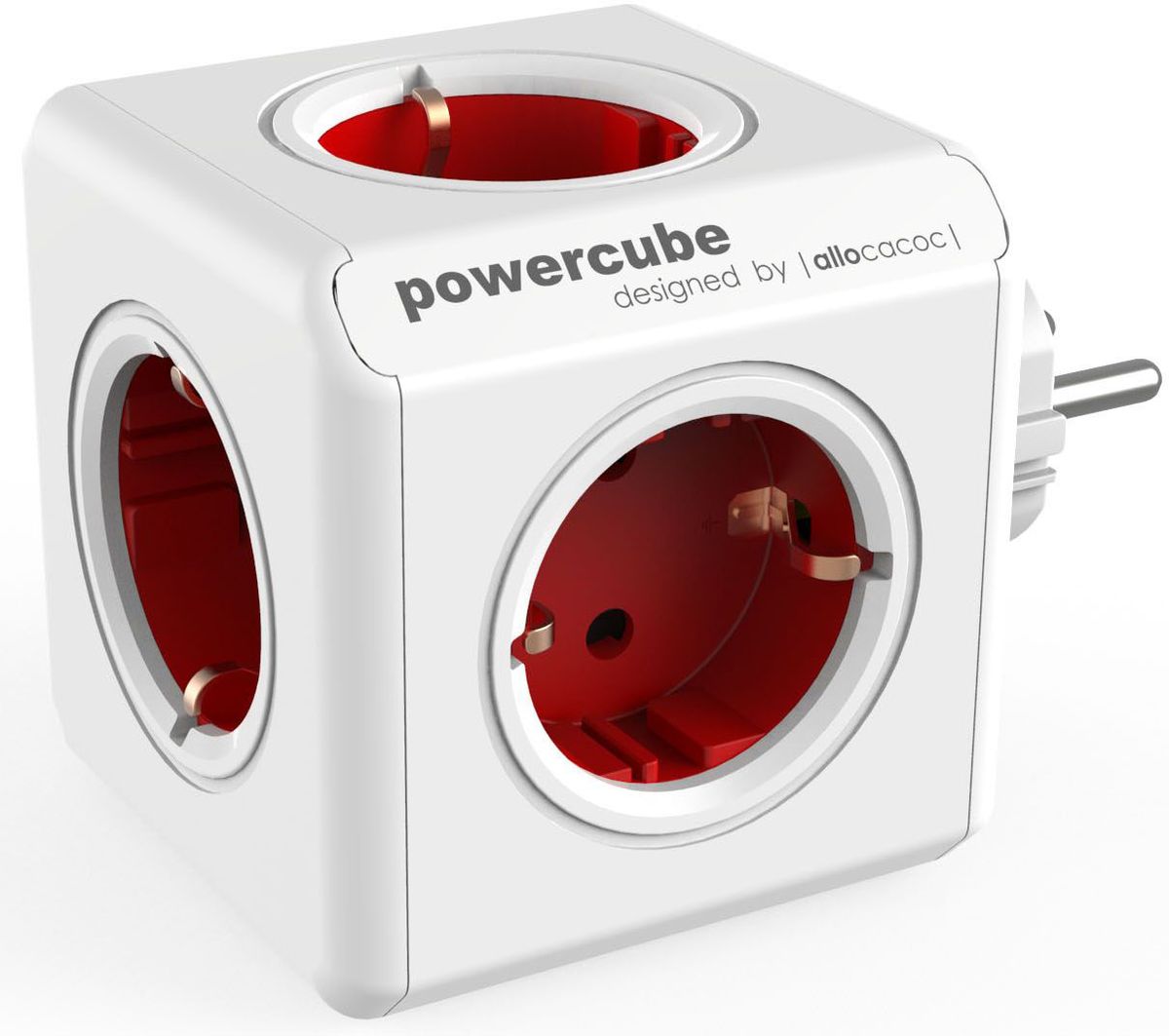 Allocacoc PowerCube Original, Red сетевой разветвитель1100RD/DEORPC Allocacoc PowerCube Original, Red сетевой разветвитель1100RD/DEORPCЭто первоначальная концепция Allocacoc PowerCube Original, включающая 5 розеток питания. Благодаря конструкции PowerCube, адаптеры не блокируют друг друга. Находясь в офисе, дома, на совещании или еще где-нибудь, бывает трудно найти свободную розетку для зарядки ноутбука или мобильного телефона.PowerCube решил эту проблему: количество розеток можно расширить, что позволит монтировать индивидуальный источник питания в пределах досягаемости.