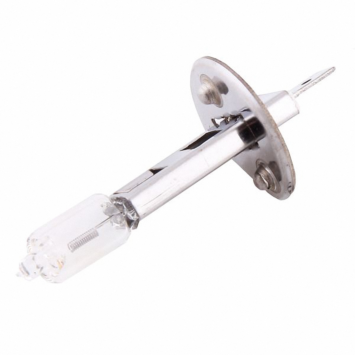 Skyway Автолампа H1 1-конт. H1-12V100W WH1-12V100W W Skyway Автолампа H1 1-конт. H1-12V100W WH1-12V100W WАвтолампы галогеновые выпускаются в разнообразных модификациях, как с одной нитью накаливания (Н1, Н2, Н3), так и с двумя (Н4), а также последующие усовершенствованные модели (Н7, Н11, Н27 и пр.), которые представляют собой лампы накаливания, колбы которых заполняет галоген (йод или бром), который образует с испаряющимся вольфрамом нити летучее соединение. Такие лампы отвечают всем без исключения стандартам качества.