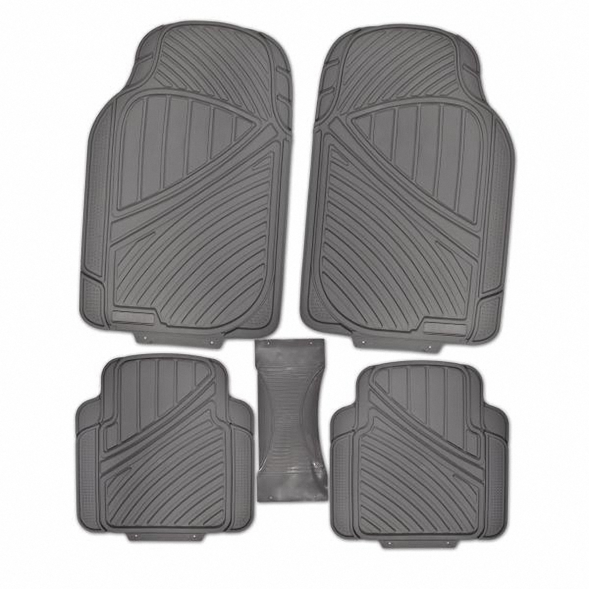Комплект ковриков в салон автомобиля Skyway, 5 предметов. S01702060SC-FD421005 Комплект ковриков в салон автомобиля Skyway, 5 предметов. S01702060SC-FD421005Комплект универсальных ковриков в салон автомобиля сохраняет эластичность даже при экстремально низких и высоких температурах. Обладает повышенной устойчивостью к износу и агрессивным средам, таким как антигололедные реагенты, масло и топливо. Усовершенствованная конструкция изделия обеспечивает плотное прилегание и надежную фиксацию коврика на полу автомобиля.Размер переднего коврика: 71 х 48 см. Размер заднего коврика: 44 х 48,5 см.Размер перемычки: 26 х 60 см.Комплектация: 2 передних, 2 задних коврика, перемычка.