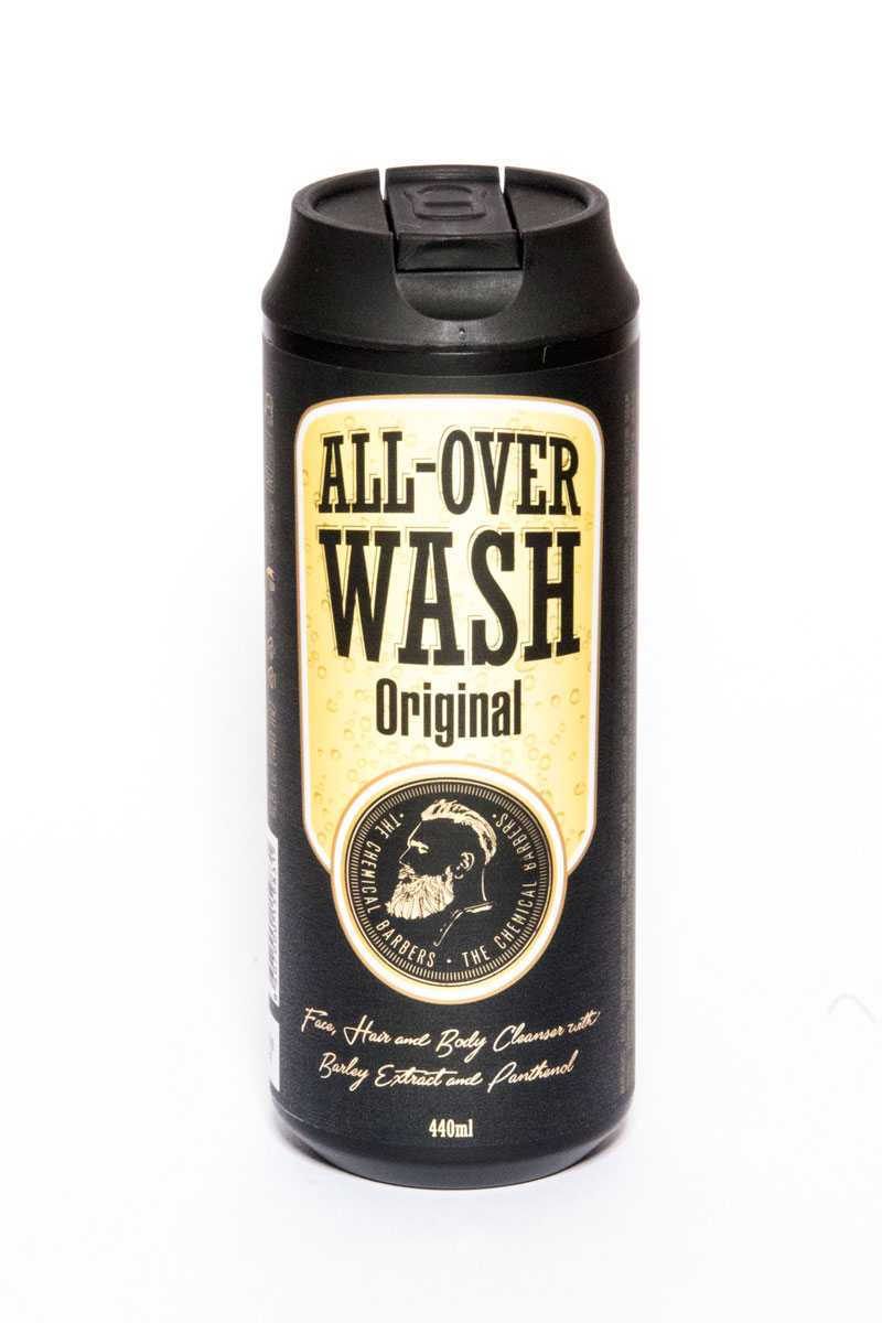 The Chemical Barbers Очищающее средство для лица, тела и волос All-Over Wash 440 мл11650010 The Chemical Barbers Очищающее средство для лица, тела и волос All-Over Wash 440 мл11650010Очищающее средство для лица, тела и волос содержит натуральные экстракты ячменя и боярышника, а также пантенол. Ph-сбалансированный гель мягко очищает вашу кожу и волосы. Натуральные экстракты тимьяна и хмеля омолаживают кожу, а мелисса и алое питают ее, оставляя приятный свежий аромат.
