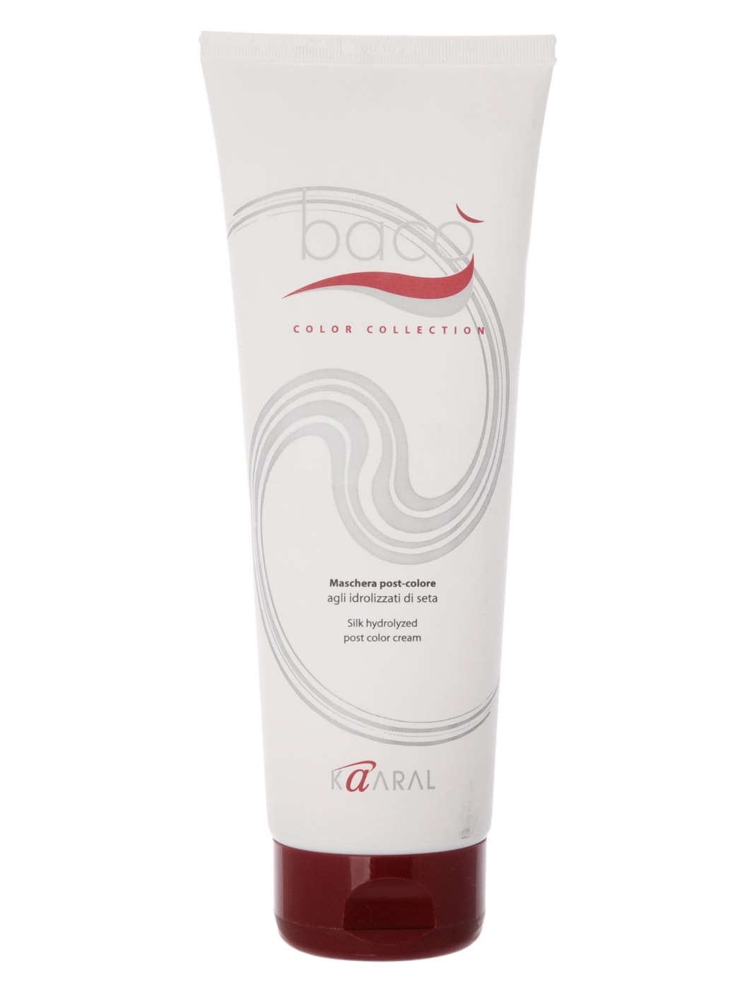 Kaaral Маска-кондиционер для окрашенных волос Baco Silk Hydrolized post color cream, 250 мл1063 Kaaral Маска-кондиционер для окрашенных волос Baco Silk Hydrolized post color cream, 250 мл1063Восстанавливающая маска, делающая волосы максимально блестящими и эластичными, сохраняет цвет. Кислый уровень РН нейтрали- зует щелочное воздействие красителя. Одновременный процесс запаивания чешуйчатого слоя предотвращает вымывание цветовых пигментов.