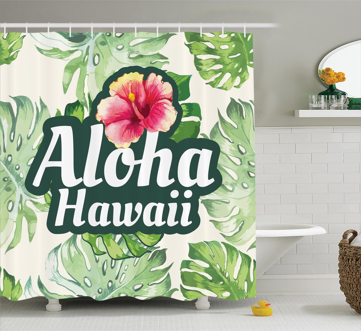 Штора для ванной комнаты Magic Lady Aloha. Hawaii, 180 х 200 смшв_12274 Штора для ванной комнаты Magic Lady Aloha. Hawaii, 180 х 200 смшв_12274Штора Magic Lady Aloha. Hawaii, изготовленная из высококачественного сатена (полиэстер 100%), отлично дополнит любой интерьер ванной комнаты. При изготовлении используются специальные гипоаллергенные чернила для прямой печати по ткани, безопасные для человека. В комплекте: 1 штора, 12 крючков. Обращаем ваше внимание, фактический цвет изделия может незначительно отличаться от представленного на фото.