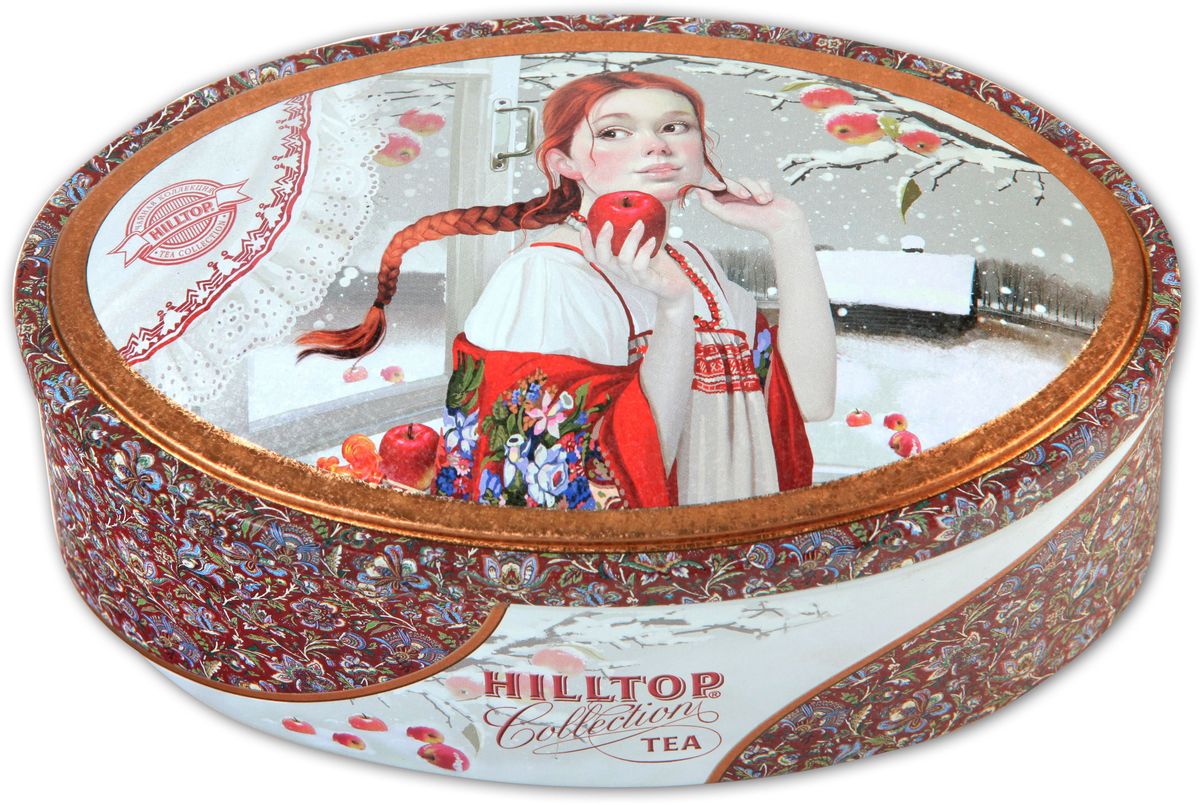 Hilltop Шкатулка Первый снег Королевское золото черный листовой чай, 100 г0120710 Hilltop Шкатулка Первый снег Королевское золото черный листовой чай, 100 г0120710Чай Королевское Золото – крупнолистовой терпкий чёрный чай стандарта Супер Пеко с лучших плантаций острова Цейлон. Поставляется в красочной подарочной упаковке. Отлично подойдет в качестве подарка на новогодние праздники.