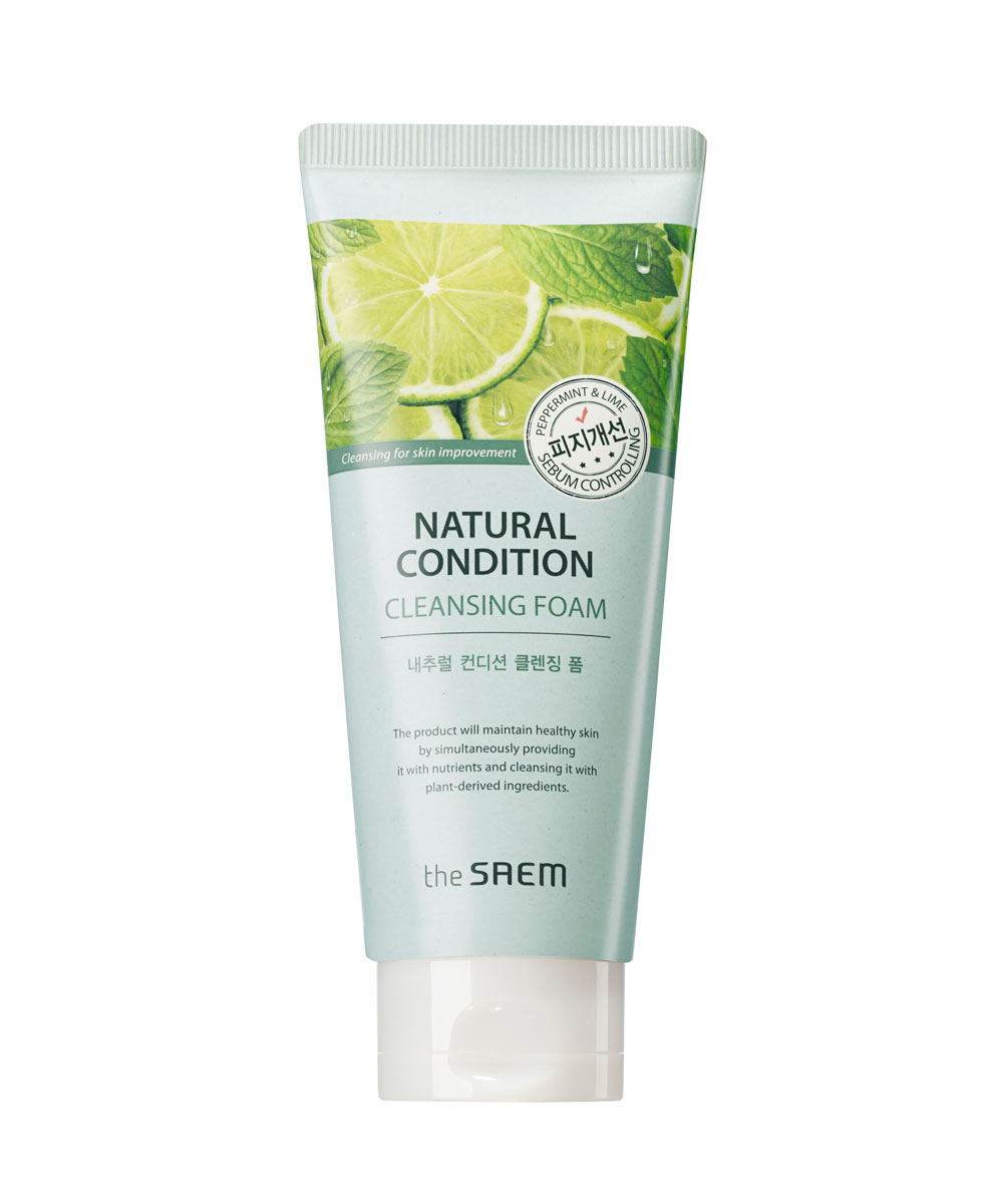 The Saem Пенка для умывания жирной кожи Natural Condition Cleansing Foam Sebum Controlling, 150 млСМ1574 The Saem Пенка для умывания жирной кожи Natural Condition Cleansing Foam Sebum Controlling, 150 млСМ1574Косметическое средство, которое является дополнением к крему для снятия макияжа. По своей фактуре является пеной, благодаря ей позволяет удалить с лица абсолютно любой шар косметики и просто освежить кожу. Может использоваться как в качестве средства для снятия макияжа, так и для укрепления здоровья кожи. Вес товара: 150 мл