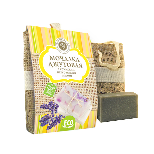 Мануфактура Дом природы Джутовая мочалка + мыло С грязью Сакского озера, 80 г4640017810313 Мануфактура Дом природы Джутовая мочалка + мыло С грязью Сакского озера, 80 г4640017810313Джутовая мочалка и изысканное крымское натуральное мыло, которое содержит сухое красное вино, известное сильным антиоксидантным действием. Масло виноградных косточек и экстракт красного винограда прекрасно ухаживают за чувствительной кожей