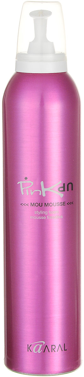 Kaaral Мусс для укладки средней фиксации Pink Up Mou Mousse, 300 млkaar1080 Kaaral Мусс для укладки средней фиксации Pink Up Mou Mousse, 300 млkaar1080Kaaral Pink Up Mou Mousse - Мусс для укладки средней фиксации. Фиксирующий мусс. Мягкая поддержка. Объем и блеск. Средняя фиксация. Моделирующий мусс с микропузырьками воздуха, имеющий мягкую пенистую консистенцию, дает поддержку, объем, блеск и мягкую фиксацию прическе с натуральным эффектом. Особая формула на основе пленкообразующих веществ для создания объема и подвижных эффектов, защищает волосы от высоких температур фена и дает фиксацию, не делая волосы жесткими. Стайлинг прекрасно зафиксирован. Особенно рекомендуется тем, у кого тонкие плохо сохраняющие укладку волосы.