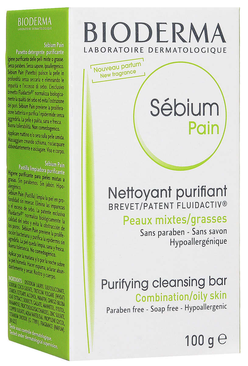 Bioderma Мыло Sebium, 100 гSatin Hair 7 BR730MN Bioderma Мыло Sebium, 100 гSatin Hair 7 BR730MNМыло Sebium тщательно очищает кожу, идеально удаляя загрязнения и избыток кожного сала. Эксклюзивный запатентованный комплекс Флюидактив сохраняет качество кожного сала, предупреждая закупорку пор. Предупреждает бактериальную пролиферацию, деликатно очищая эпидермис.