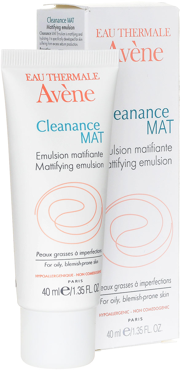 Avene Эмульсия Cleananse Mat против жирного блеска, 40 млC48270A Avene Эмульсия Cleananse Mat против жирного блеска, 40 млC48270AРегулирует выделение себума и длительно сохраняет кожу матовой. Увлажняет жирную кожу и служит прекрасной основой под макияж. Не содержит парабены.
