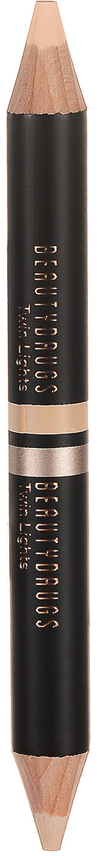 Beautydrugs Twin Lights Двойной карандаш-хайлайтер 01, 2,98 гр002722 Beautydrugs Twin Lights Двойной карандаш-хайлайтер 01, 2,98 гр002722Двойной хайлайтер для бровей Beautydrugs Twin Lights служит финальным штрихом в макияже, выделяет, подчеркивает изгиб брови, делая ее визуально более четкой, а образ - завершенным. Каждый карандаш имеет два оттенка: матовый и с деликатным шиммером, они используются в зависимости от желаемого эффекта. Матовый хайлатер используется над бровью, чтобы очертить и высветлить эту область. Шиммерный - для областью под бровью, для придания более законченного и гламурного образа. Beautydrugs Twin Lights может использоваться и для расставления световых акцентов на всем лице: в уголках глаз, на спинке носа, на галочке над верхней губой в качестве консилера.