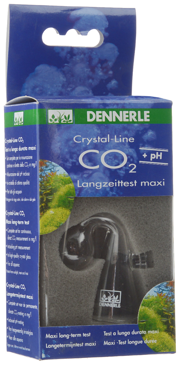 Тест для контроля содержания уровня СО2 в аквариуме Dennerle СО2 Maxi, для систем Crystal-LineDEN2986 Тест для контроля содержания уровня СО2 в аквариуме Dennerle СО2 Maxi, для систем Crystal-LineDEN2986Тест Dennerle СО2 Maxi предназначен для непрерывного точного контроля уровня содержания СО2 в аквариуме. Принцип действия теста Crystal-Line: из аквариумной воды СО2 через нижнее отверстие тестового сосуда попадает в реакционную камеру, где он растворяется в специальном индикаторе CO2 Special-Indicator. Индикатор реагирует на уровень содержания СО2 в аквариуме следующим образом: - синий цвет - слишком мало СО2; - зелёный цвет - уровень содержания СО2 в норме; - жёлтый цвет - слишком много СО2. С цветовой шкалы можно напрямую считать уровень содержания СО2 в аквариуме в цифровом выражении. В комплект входят тест, присоска для закрепления теста на стенке аквариума, 2 ампулы со специальным СО2 индикатором, пипетка, цветовая шкала для определения уровня СО2 и рН, инструкция на английском языке.