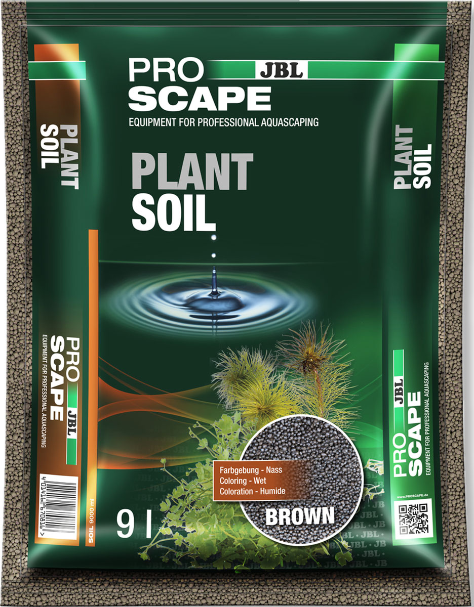 Грунт для растительных аквариумов JBL ProScape PlantSoil, цвет: коричневый, 9 л0120710 Грунт для растительных аквариумов JBL ProScape PlantSoil, цвет: коричневый, 9 л0120710Питательный грунт для растительных аквариумов JBL ProScape PlantSoil - это специальный субстрат для акваскейпа, богатый минералами. Грунт специально адаптирован к потребностям акваскейпа. Субстрат не нейтральный, он смягчает воду и слегка подкисляет, чтобы значение рН перешло в слегка кислый диапазон, что идеально соответствует тропическим параметрам воды. Субстрат обогащен питательными веществами и немедленно обеспечивает растения питанием и минералами. Благодаря средней зернистости грунта гарантирован здоровый рост растений, оптимальное насыщение кислородом и его циркуляция. Акваскейпинг - искусство оформления аквариума. При этом используются творческие сочетания растений, точные копии надводных пейзажей или естественной среды обитания. В акваскейпе часто мало рыб и беспозвоночных или нет совсем. Таким образом, запас питательных веществ для растений меньше, их рост ограничен. Азот, фосфор и другие минералы в дефиците, их нужно вносить дополнительно. Для здорового роста растений в красивом подводном пейзаже нужен свет, СО2 и правильные питательные вещества. Применение: Промойте субстрат под проточной водой, чтобы удалить мелкий мусор, образовавшийся при перевозке. Чтобы минералов в воде не было слишком много, подменивайте 50% воды раз в 2-3 дня первые две недели после заполнения. Поскольку влияние на параметры воды зависит от исходной воды и интервалов между подменами, смягчающий эффект со временем сокращается.