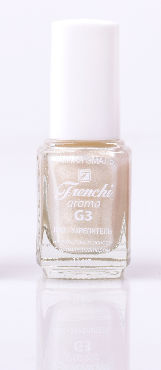 Frenchi aroma G3 Лак-укрепитель на акриловой основе № 9, 11 млУТ00000795 Frenchi aroma G3 Лак-укрепитель на акриловой основе № 9, 11 млУТ00000795Лак на акриловой основе Frenchi G3 – это стойкость и безупречность Вашего маникюра в течение 7 дней. Лак на акриловой основе – это идеальный вариант для деловой женщины, в нашем современном мире, что позволяет женщине тратить меньше времени на посещение салонов красоты.