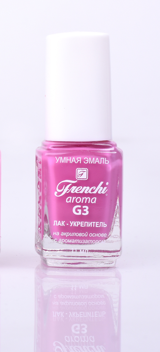 Frenchi aroma G3 Лак-укрепитель на акриловой основе № 14, 11 млУТ00000800 Frenchi aroma G3 Лак-укрепитель на акриловой основе № 14, 11 млУТ00000800Лак на акриловой основе Frenchi G3 – это стойкость и безупречность Вашего маникюра в течение 7 дней. Лак на акриловой основе – это идеальный вариант для деловой женщины, в нашем современном мире, что позволяет женщине тратить меньше времени на посещение салонов красоты.