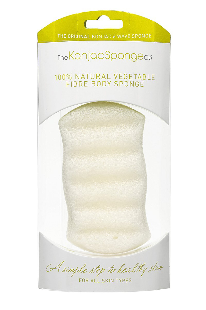 The Konjac Sponge Co Спонж для мытья тела Premium Six Wave Body Puff Pure White 100%RT1405 The Konjac Sponge Co Спонж для мытья тела Premium Six Wave Body Puff Pure White 100%RT1405Полностью натуральный спонж из растительной клетчатки для мытья тела. Не содержит химикатов, красителей, аллергенов. На 100% биоразлагаемый. Используется во влажном состоянии. Длина – ок. 13,5 см (без учета упаковки).