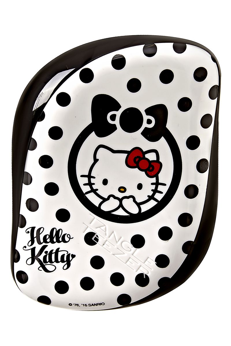 Tangle Teezer Расческа для волос Compact Styler Hello Kitty Black370862 Tangle Teezer Расческа для волос Compact Styler Hello Kitty Black370862Tangle Teezer – оригинальная профессиональная расческа для расчесывания волос, которая позволит вам с легкостью всего за одну минуту без рывков и напряжения расчесать мокрые, уязвимые или окрашенные волосы не нарушая структуру волос и не причиняя себе дискомфорта.