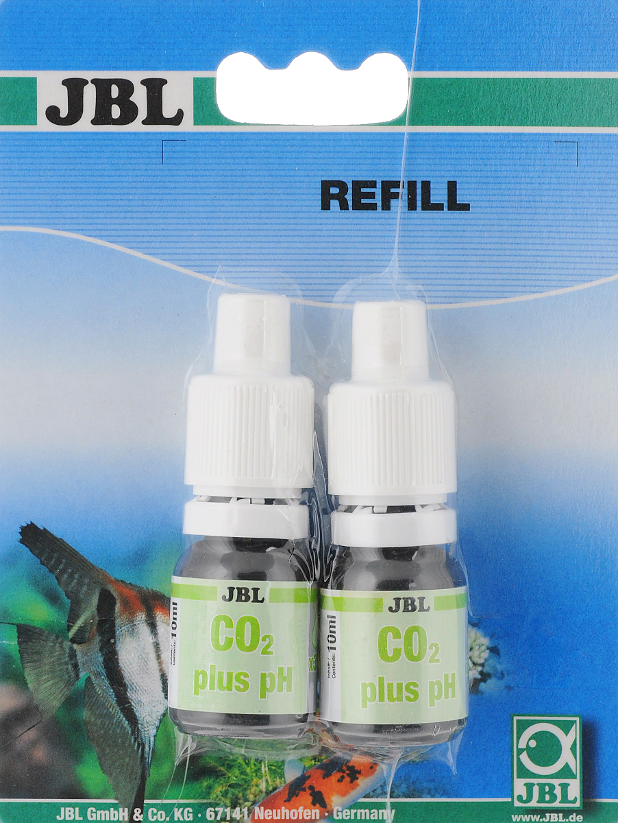 Реагенты JBL CO2/pH-Permanent Refill, для тестового набора JBL CO2/pH Permanent Test-Set, 2 штJBL2539300 Реагенты JBL CO2/pH-Permanent Refill, для тестового набора JBL CO2/pH Permanent Test-Set, 2 штJBL2539300Набор реагентов для измерения содержания углекислого газа в воде аквариума JBL CO2/pH-Permanent Refill предназначен для тестового набора для JBL CO2/pH Permanent Test-Set. Использование специальной индикаторной жидкости вместо аквариумной воды позволяет напрямую измерить содержание СО2 в мг/л. Оптимальный уровень содержания углекислого газа (СО2) в воде составляет 20-25 мг/л. Комплектация: 2 шт. Объем реагентов: 10 мл.