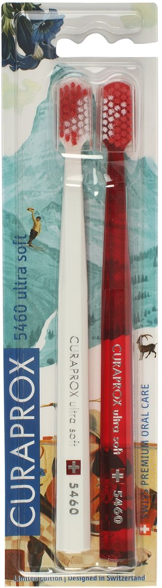 Curaprox CS 5460/2 Duo Swiss Набор зубных щеток ultrasoft, d 0,10 мм (2 шт.)CS5460/2 Duo Swiss Curaprox CS 5460/2 Duo Swiss Набор зубных щеток ultrasoft, d 0,10 мм (2 шт.)CS5460/2 Duo SwissCS5460/2 Duo SwissНабор зубных щеток ultrasoft, d 0,10 мм (2 шт.) Duo Swiss