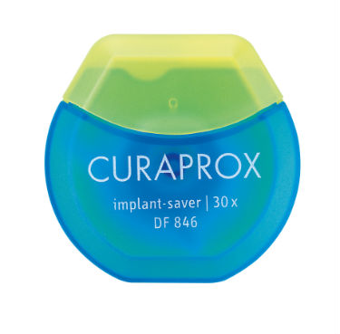 Curaprox DF 846 Нить implant межзубная эластичная из микроволокна, 30 нитей в упаковкеDF846 Curaprox DF 846 Нить implant межзубная эластичная из микроволокна, 30 нитей в упаковкеDF846Эластичный супер флосс из микроволокна implant saver особенно тщательно очищает критические области вокруг имплантов. Назначение: очищение десневой борозды вокруг импланта. Применение: