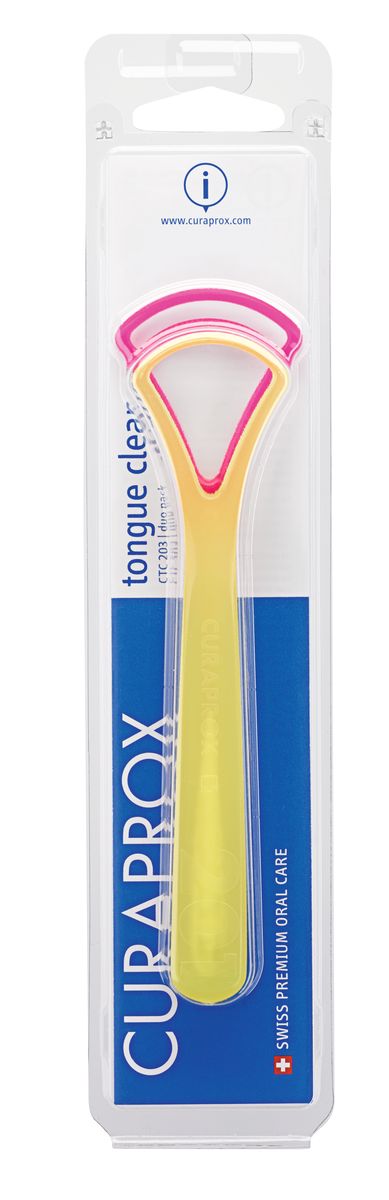 Curaprox CTC 203 Набор скребков для языка (2 шт.)CTC203 Curaprox CTC 203 Набор скребков для языка (2 шт.)CTC203Набор скребков для удаления налета с поверхности языка. Однорядный скребок предназначен для ежедневного применения, двурядный - для тщательной и глубокой очистки.
