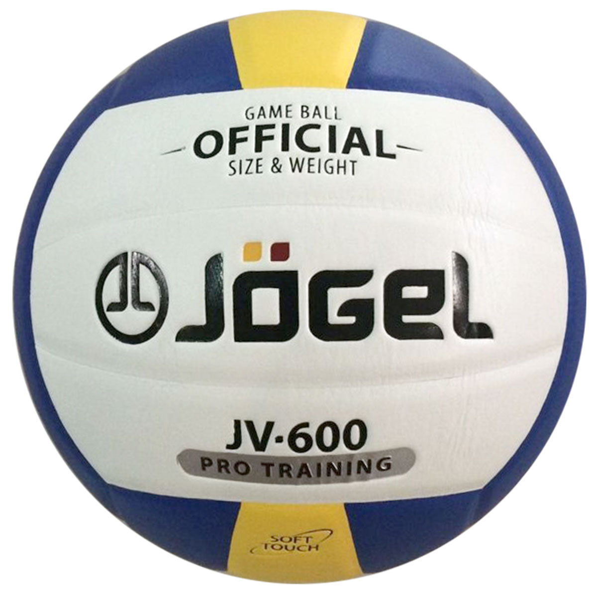 Мяч волейбольный Jogel, цвет: синий, желтый. Размер 5. JV-600УТ-00009344 Мяч волейбольный Jogel, цвет: синий, желтый. Размер 5. JV-600УТ-00009344Название: Мяч волейбольный Jgel JV-600 Уровень: Тренировочно-игровой мяч Серия: PRO TRAINING Описание: Jogel JV-600 клееный волейбольный мяч из серии PRO TRAINING. Данная модель предназначена для профессиональных тренировок, благодаря чему обладает всеми необходимыми характеристиками для интенсивных занятий. Поверхность мяча выполнена из мягкой высококачественной синтетической кожи (полиуретан), с применением технологии Soft Touch, имитирующей по ощущениям натуральную кожу и обеспечивающей правильный отскок. Мяч состоит из 18-ти панелей, оснащен бутиловой камерой и армирован подкладочным слоем из ткани. Рекомендован для тренировок команд среднего и высокого уровня, а также соревнований любительских и средних команд. Данный мяч прекрасно подходит для поставок на гос. тендеры, образовательные учреждения и спортивные секции. Официальный размер и вес FIBV. Рекомендованные покрытия: Паркет, песок Материал покрышки: Синтетическая кожа (полиуретан) Материал камеры: Бутил Тип соединения...