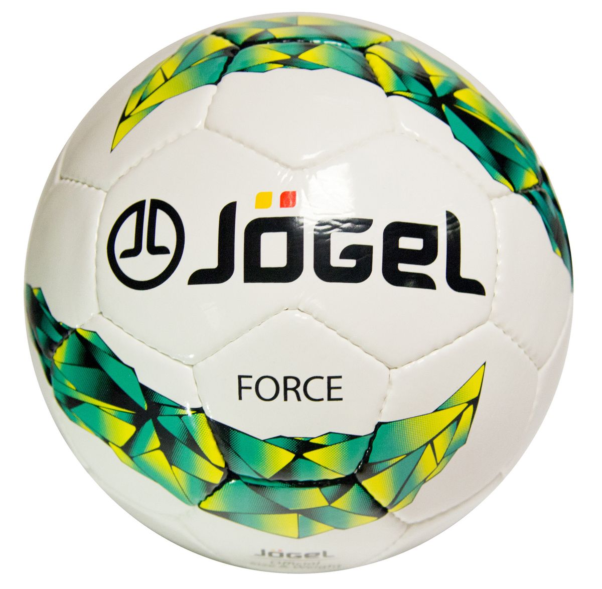 Мяч футбольный Jogel Force, цвет: белый, зеленый, желтый, черный. Размер 4. JS-450УТ-00009472 Мяч футбольный Jogel Force, цвет: белый, зеленый, желтый, черный. Размер 4. JS-450УТ-00009472Название: Мяч футбольный Jgel JS-450 Force №4 Категория: Любительский мяч Коллекция: 2016/2017 Описание: Jogel JS-450 Force прекрасная любительская модель ручной сшивки. Force является улученной модификации модели Jogel JS-400 Ultra. Улучшения коснулись материала поверхности мяча, которая за счет добавления полиуретана получила дополнительную плотность и износостойкость. Размер №4 предназначается для тренировок детей в возрасте от 8 до 12 лет. Данный мяч рекомендован для любительской игры и тренировок любительских команд. Поверхность мяча выполнена из композитной синтетической кожи (смесь полиуретана и поливинилхлорид) толщиной 1,5 мм. Мяч имеет 4 подкладочных слоя на нетканой основе (смесь хлопка с полиэстером) и оснащен латексной камерой с бутиловым ниппелем, обеспечивающим долгое сохранение воздуха в камере. Уникальной особенностью бренда Jogel является традиционная конструкция мячей из 30 панелей. Привлекательный дизайн Коллекции 2016/2017 ярко выделяет мячи Jogel на витрине....