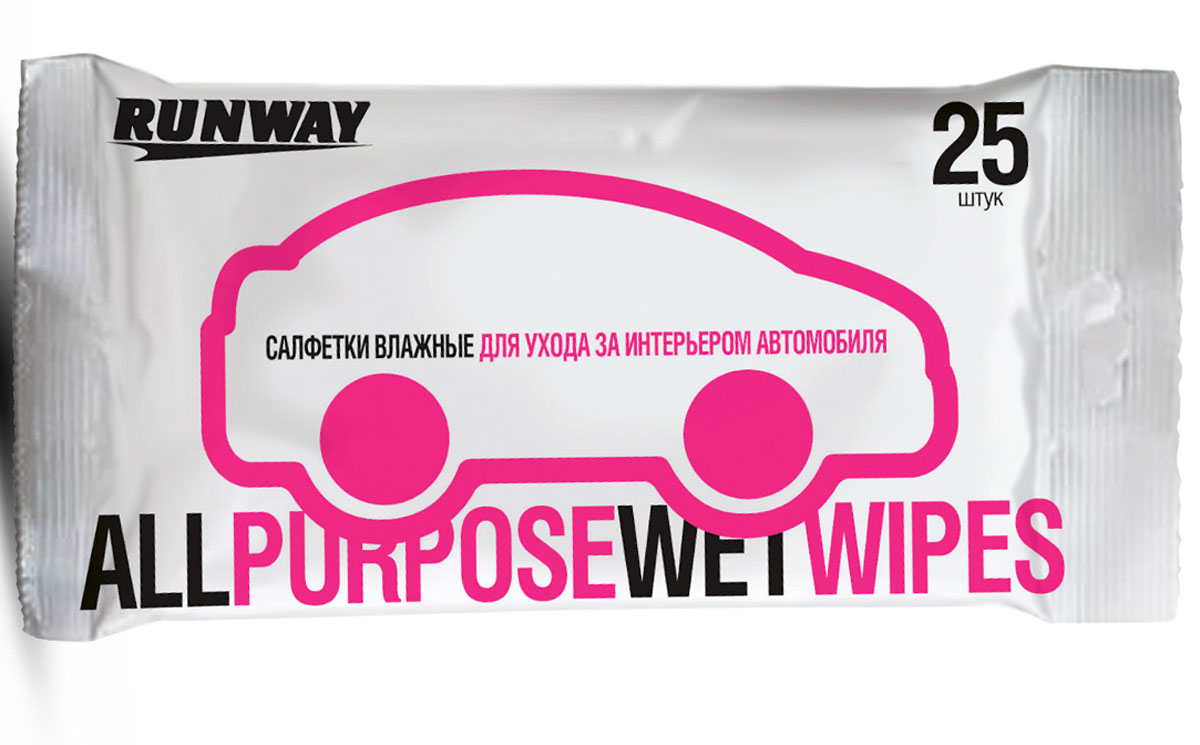 Салфетки влажные Runway, для ухода за интерьером авто, 25 штRW641 Салфетки влажные Runway, для ухода за интерьером авто, 25 штRW641Для очистки и защиты пластиковых деталей интерьера автомобиля от грязи, пыли и других загрязнений. Оказывают дезинфицирующее и антистатическое действие. Не оставляют разводов. Могут использоваться в быту.