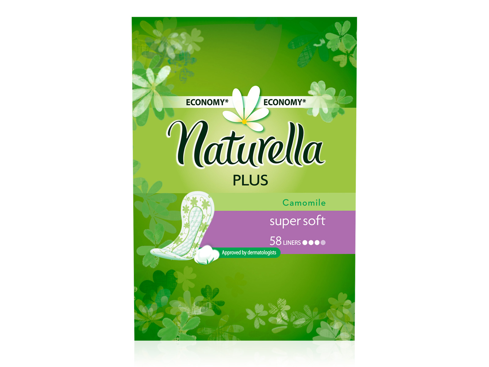 Naturella Женские гигиенические прокладки на каждый день Camomile Plus Trio 58штNT-83730614 Naturella Женские гигиенические прокладки на каждый день Camomile Plus Trio 58штNT-83730614Сохраните свежесть и защиту на целый день с ежедневными гигиеническими прокладками Naturella Plus. Эти воздухопроницаемые ежедневные прокладки толщиной 1,7 мм с мягким, как лепесток, верхним слоем и легким ароматом, вдохновленным самой природой, обеспечивают свежесть и комфорт каждый день.Одобренные дерматологическим институтом proDERM ежедневные прокладки Naturella каждый день обеспечивают заботу о женской гигиене, которой можно доверять. Ежедневные гигиенические прокладки Naturella одобрены дерматологическим институтом proDERM и обеспечивают надежный ежедневный гигиенический уход. Ежедневные прокладки Naturella отлично защищают нижнее белье при выделениях из влагалища, нерегулярном цикле и выделениях перед менструацией. Во время менструации обязательно воспользуйтесь прокладками Naturella для усиленной защиты. Невероятно мягкий верхний слой обеспечивает дополнительный комфорт в интимной зоне Улучшенная зона впитываемости Являются самыми мягкими и плотными ежедневками в портфеле...