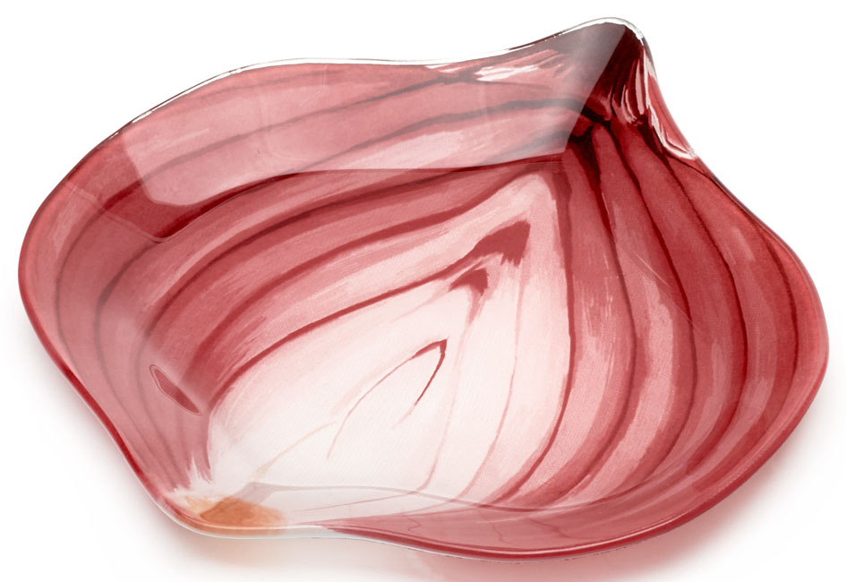 Блюдо сервировочное Walmer Red Onion, 17 x 17 х 2 смW22101717 Блюдо сервировочное Walmer Red Onion, 17 x 17 х 2 смW22101717Сервировочное блюдо Walmer Red Onion в виде красной луковицы изготовлено из стекла. Блюдо отлично подойдет для сервировки различных блюд, например, сладостей или закусок. Интересная подача в таком необычном блюде порадует детей и ваших гостей.