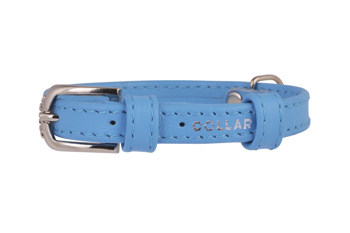Ошейник CoLLaR Glamour, цвет: синий, ширина 12 мм, длина 21-29 см. 325620120710 Ошейник CoLLaR Glamour, цвет: синий, ширина 12 мм, длина 21-29 см. 325620120710Ошейник CoLLaR GLAMOUR без украшений (ширина 12мм, длина 21-29см) синий