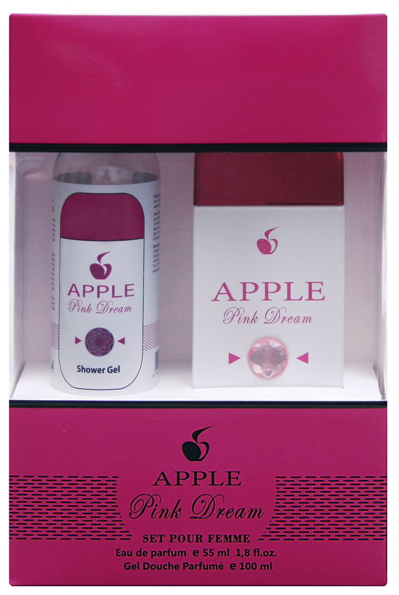 Apple Parfums Подарочный наборApple Femme Pink dream, женский Туалетная вода , 55мл , гель для душа 100мл43285 Apple Parfums Подарочный наборApple Femme Pink dream, женский Туалетная вода , 55мл , гель для душа 100мл43285Подарочный набор для женщин : туалетная вода 55мл, парфюмированный гель для душа 100 мл. Аромат: свежий, цветочный