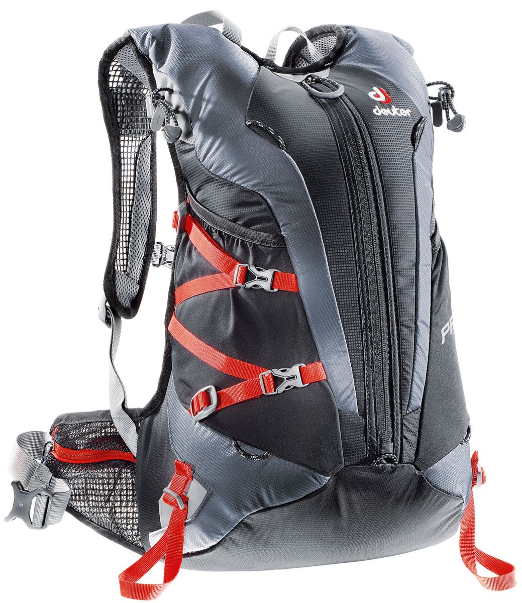 Рюкзак спортивный Deuter Pace, цвет: черный, серый, 20 лK50K502217_313 Рюкзак спортивный Deuter Pace, цвет: черный, серый, 20 лK50K502217_313Уменьшение веса равно уменьшению усилий. Вот почему команда дизайнеров Pace следует лозунгу Вы это едва чувствуете. Легкие крылья пояса анатомической формы и лямки из сетчатой ткани обеспечивают легкую подгонку. Особенности: 3М отражатели спереди и сзади; Боковые карманы; Крепления для кошек и ледоруба; Карман для ценных вещей; Совместимо с гидросистемой; Крепление для лыж; Карман-клапан для перчаток, шлема; Вес: 630 г. Размеры: 48 х 28 х 20 см. Объем: 20 л.